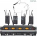MiCWL G900 Wireless Microphone System New upgrade version - Handheld Lapel Headset Conference